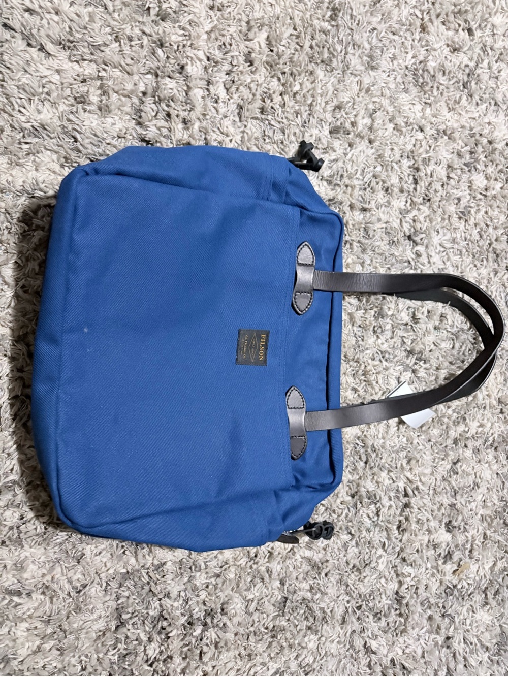 Filson Hermlock Tote with Black Leather Handles - Picture 13 of 13